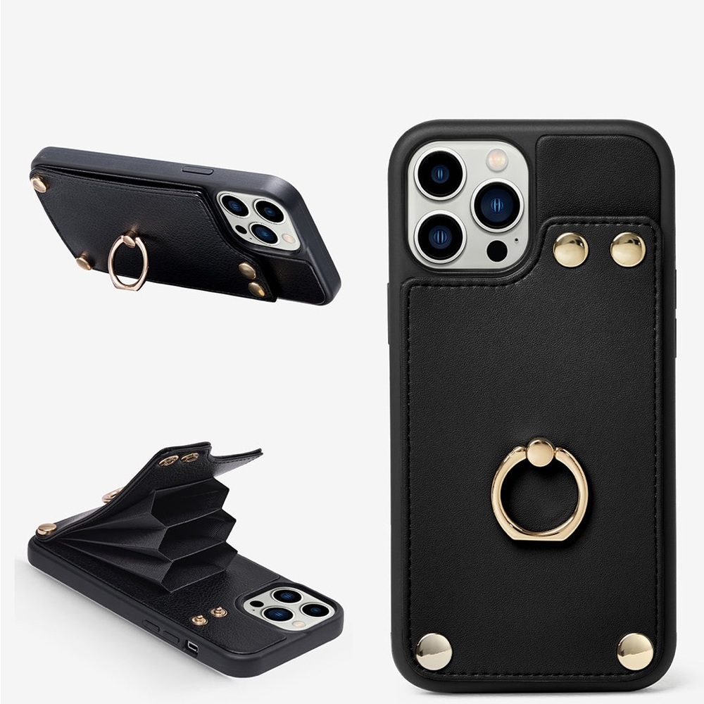 Custype StandEase- Ring Holder Phone 14 Pro Max Case